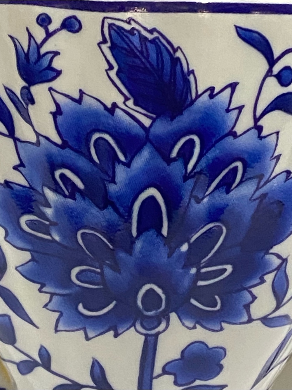 Formalities by Baum Bros Blue Floral Porcelain Teacup Saucer Night Light  VTG - Picture 3 of 10